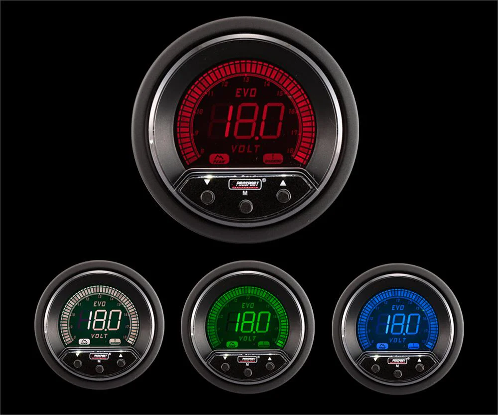 2-1/16" Premium Evo Electrical Volt Gauge - Image 4