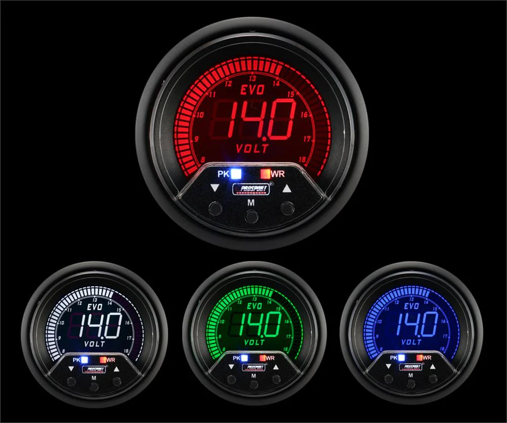 2-3/8" Premium Evo Electrical Volt Gauge - Image 4