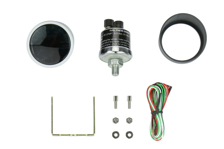 2-1/16" Amber / White - Fuel Pressure Gauge - Image 3